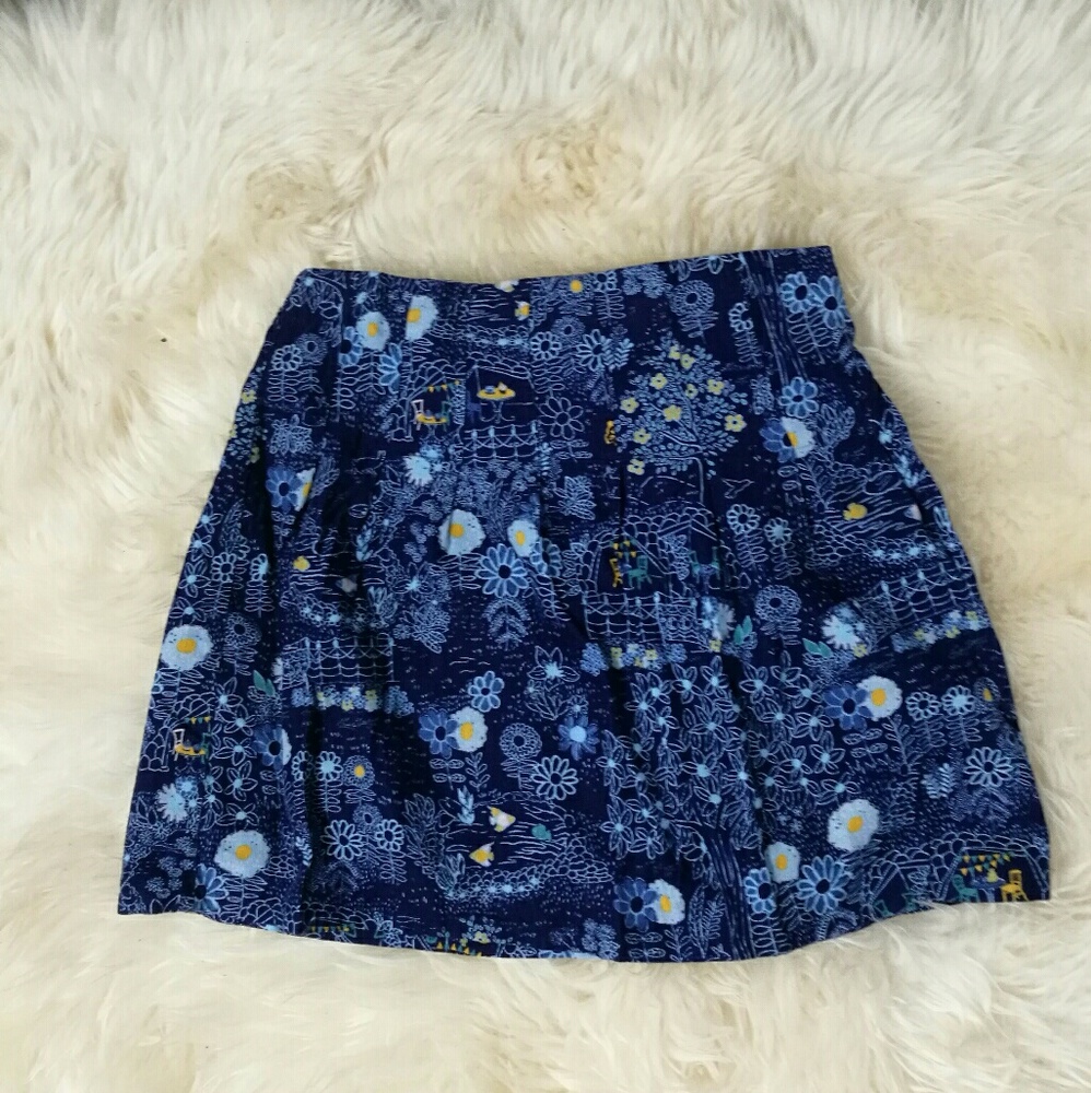 Dark Blue Kid's Skirt